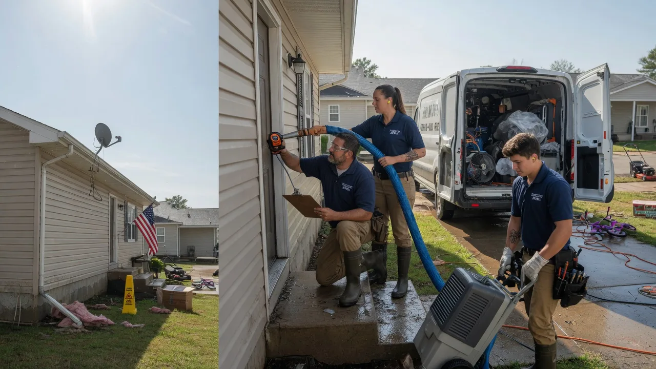 Ceiling Water Damage Restoration in Saginaw, MN near me